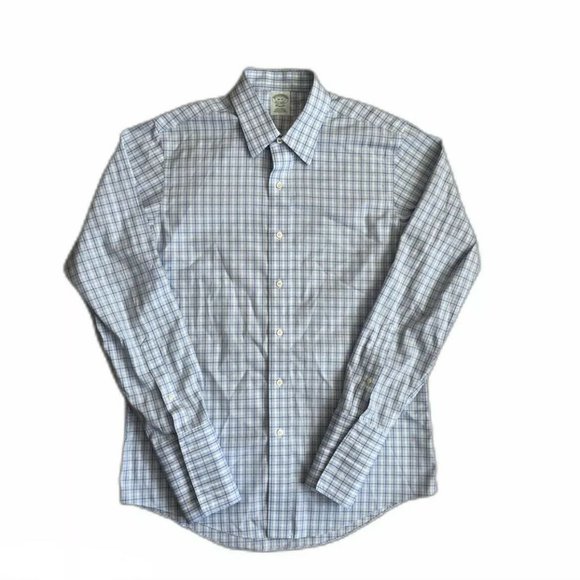 Brooks Brothers 1828 Classic Plaid Dress Shirt